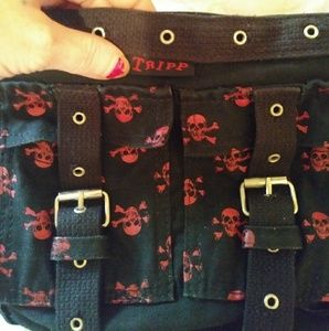 TRIPP NYC skull and crossbones purse/bag